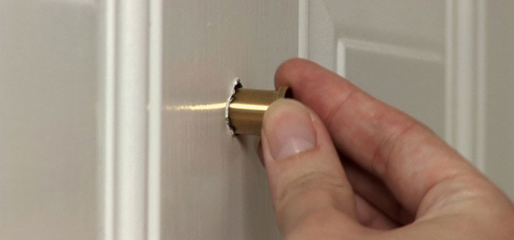 peephole door repair in Bloomingdale